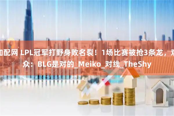 加配网 LPL冠军打野身败名裂！1场比赛被抢3条龙，观众：BLG是对的_Meiko_对线_TheShy