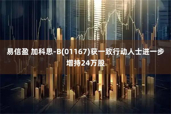 易信盈 加科思-B(01167)获一致行动人士进一步增持24万股